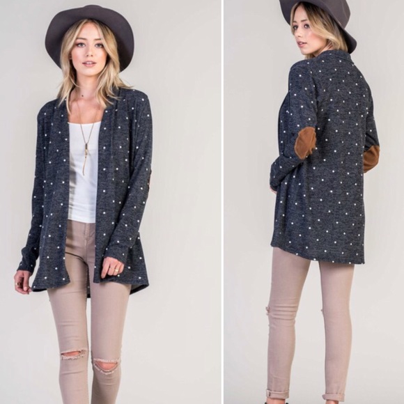 Last 1! Size Large polka dot cardigan - Picture 2 of 5